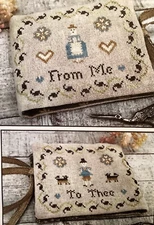 CHART PATTERN Sewing Book Needle Keep Cross Stitch Sampler NEW Pineberry Lane