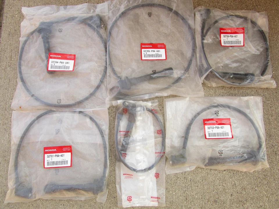 97-99 HONDA ACUERDO / ACURA CL 3.0L V6 BUJÍA DE ENCENDIDO BOBINA JUEGO DE CABLES OEM NUEVO Foto 2 de 3