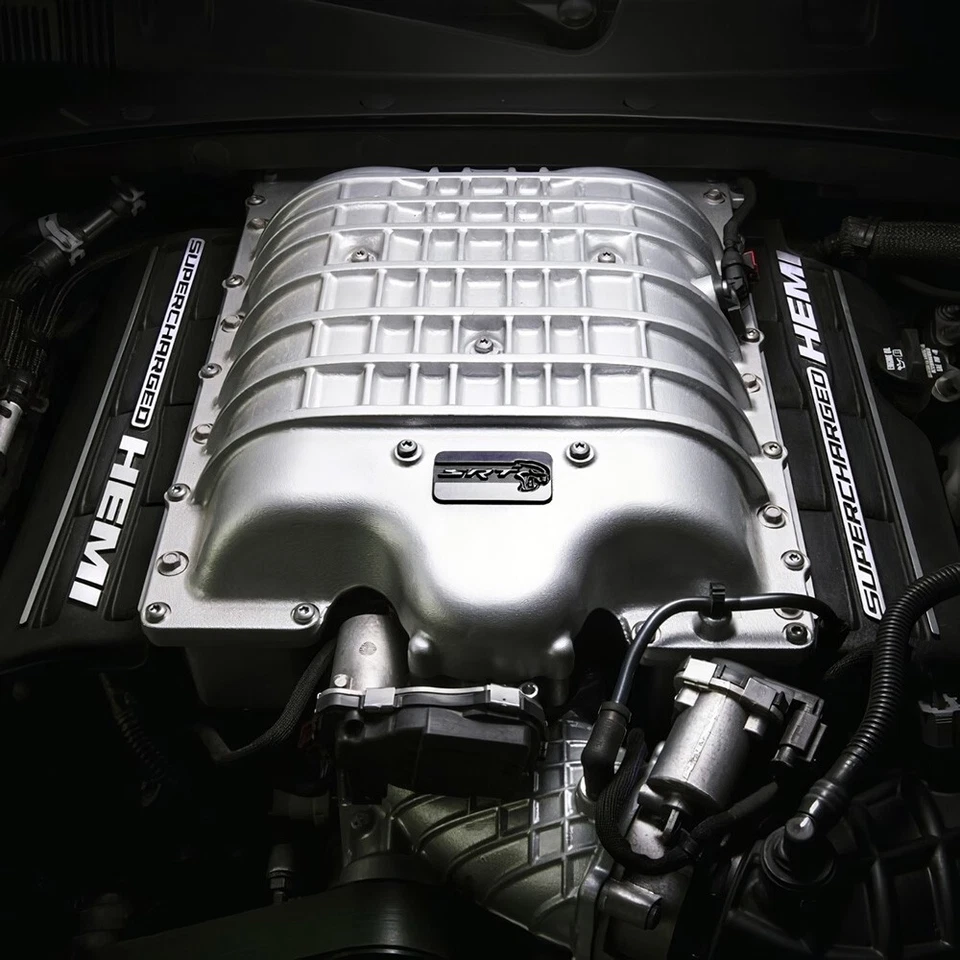 19-23 Challenger Redeye Supercharger SRT Emblem Nameplate Badge Mopar 68396078AA - Image 4 of 4