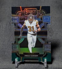 Jordan Howden Green Black Prizm Die Cut Rookie RC 2023 Select Card #70 Saints. rookie card picture
