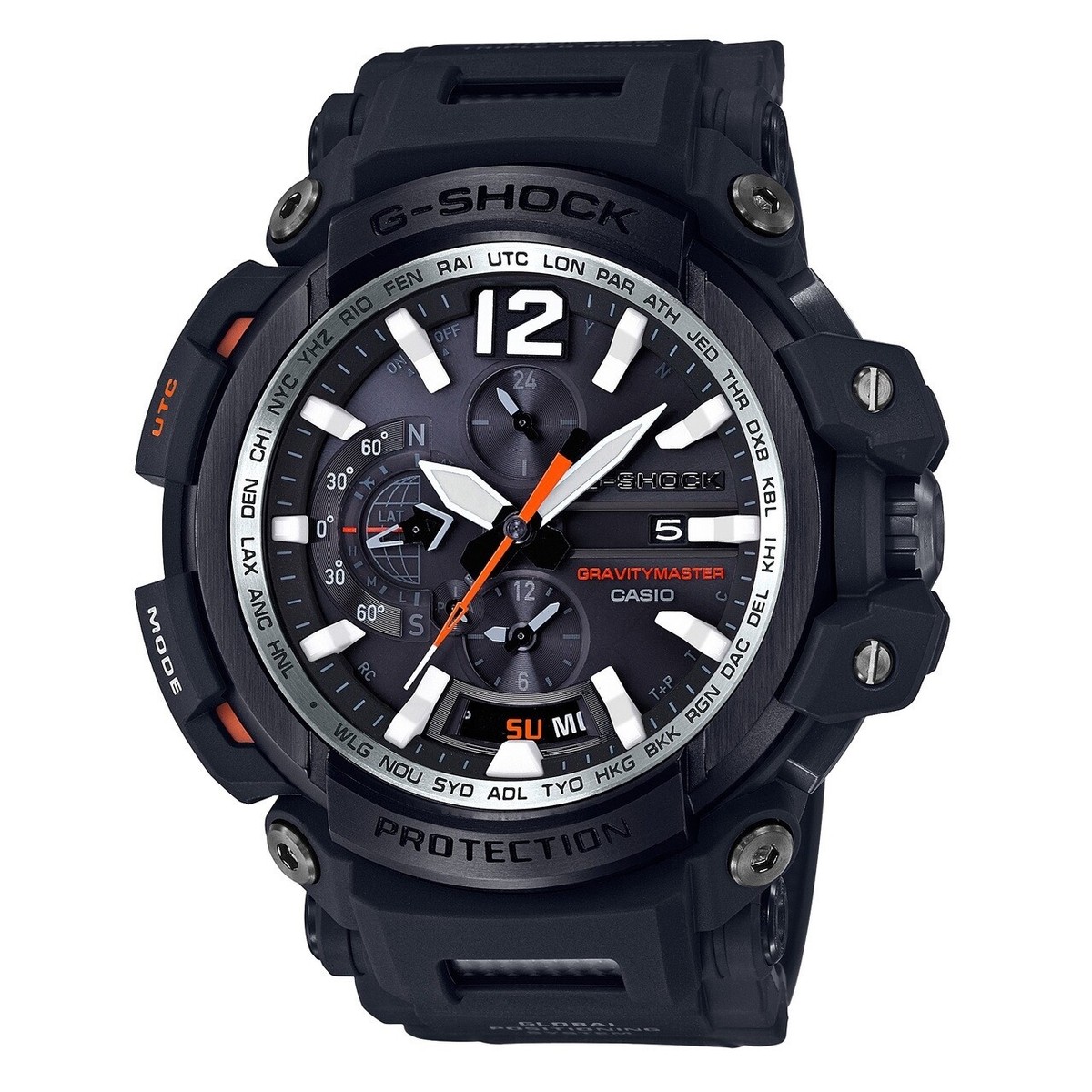 時計 CASIO G-SHOCK GPW-2000 GRAVITYMASTER Genuine G-Shock Gravitymaster GPW-2000 black resin / carbon fiber