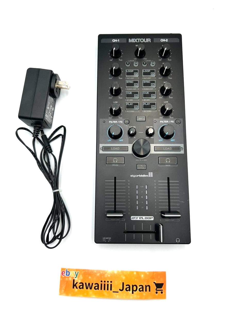 RELOOP MixTour DJ Controller Algoriddim B STOCK Audio RELOOP MixTour DJ Controller Algoriddim B STOCK Audio