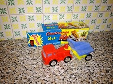 DUMP TRUCK construction set 1004 MADE HONG KONG FRICTION 1960' NEW BOX MAGAZZINO