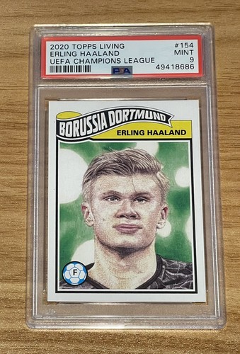 Erling Braut Haaland #154 2020 Topps Living UEFA Champions League card
