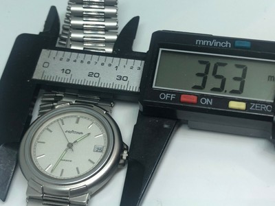 Montre PRÄTINA QUARTZ Vintage Années 90 - Titane, Saphir, Allemagne - Excellente état