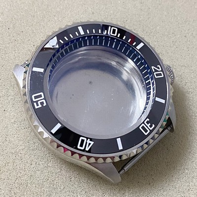 41.5MM Watch Case 3.8 o'clock Crown Mineral Glass Case for NH35/NH36/4R Movement