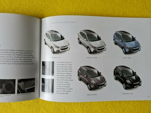 Hyundai ix35 Style Premium car brochure sales catalogue August 2012 MINT P - Picture 5 of 10