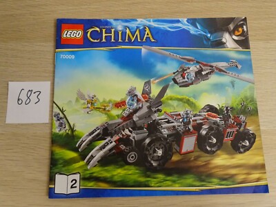 LEGO Chima 70009 nur Bauanleitung OHNE STEINE  (NR:683) teil 2-