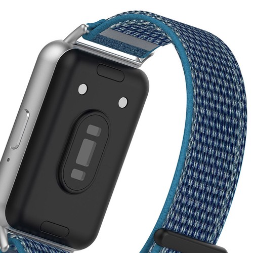 Nylon Strap Adjustable Bracelet Watchband for Samsung Galaxy Fit 3 (Sea Blue) - Afbeelding 7 van 8