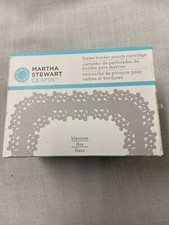 Martha Stewart BLOSSOM Frame Border Punch Cartridge edge pre-owned