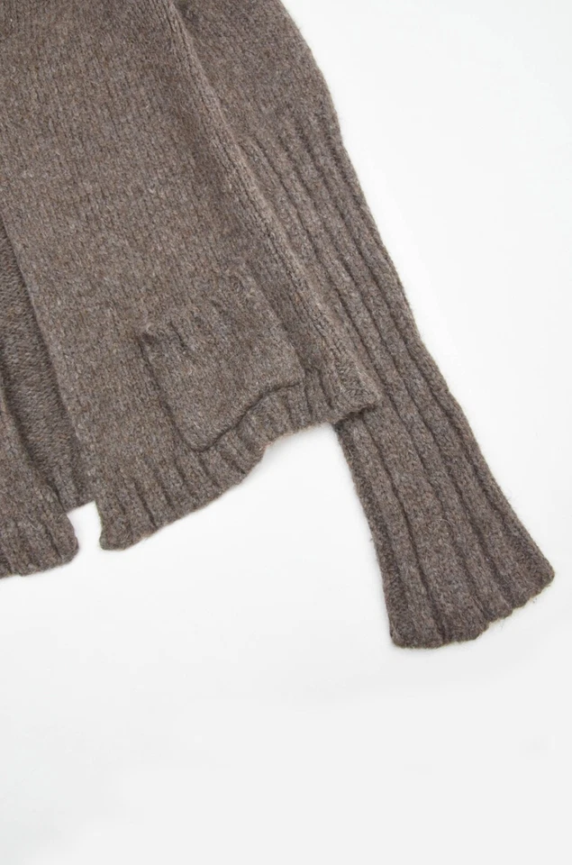 Rick Owens Alpaca Merino Wool Cardigan Sweater Made in Italy – Size XS - Image 4 of 4