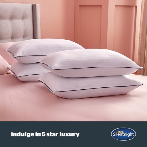 Silentnight Hotel Collection Luxury Pillows 4 Pack Premium Bed Quality Support - Picture 5 of 12