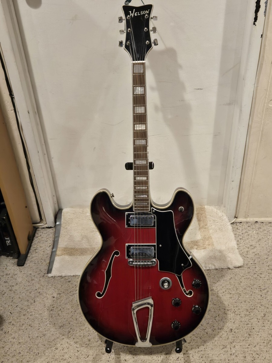 Italian Made Hollowbody Welson Wurlitzer 1969 Similar To Italian Made Hollowbody Welson Wurlitzer 1969 Similar To