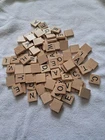Vtg 1989 Milton Bradley  Scrabble  Crossword  Board Game TILES 99 Pieces Only