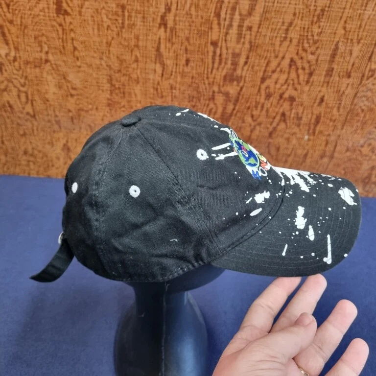 Gorra de béisbol Decky negra/blanca gorra con correa talla única para la mayoría Foto 3 de 4