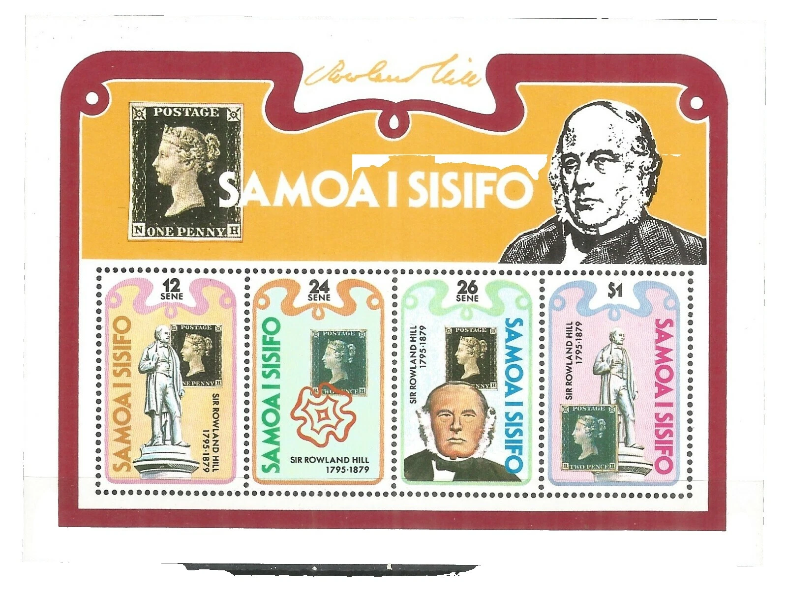 Bloque de estampillas de Samoa (1962-presente)