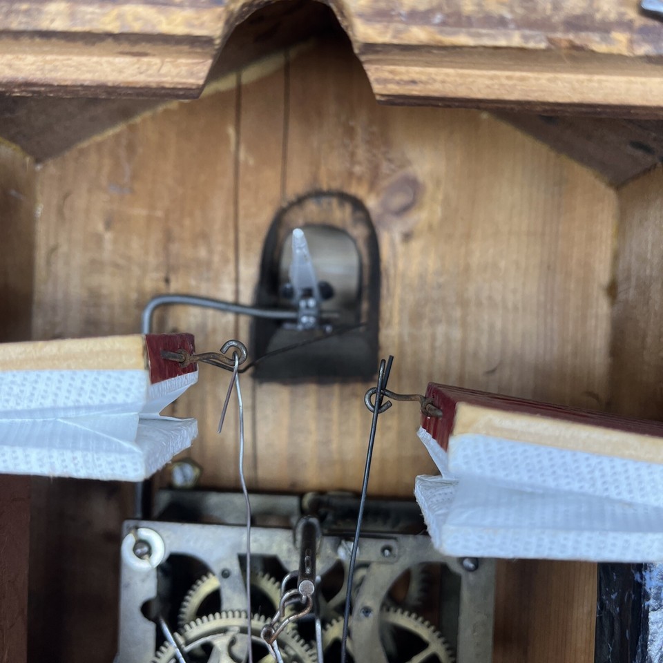 German Cuckoo Clock GK Movement For Parts Or Repair Restoration No