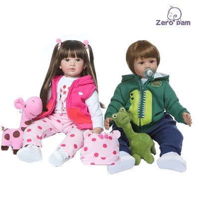 reborn baby dolls with long hair