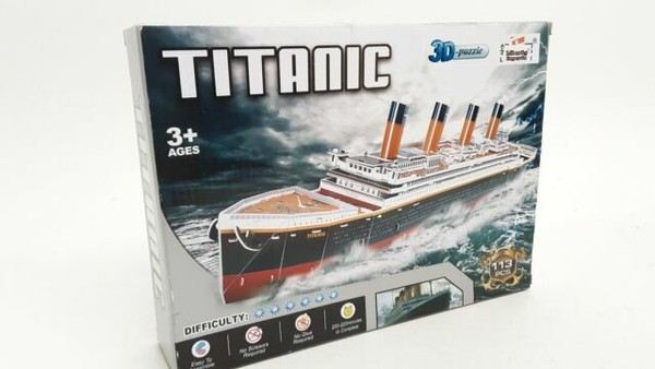 RMS Titanic 3d Puzzle 113 Pieces B210 for sale online | eBay