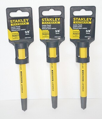 #ad Stanley FATMAX 3 8quot; Center Punch Lot of 3 FMHT16446 Free Shipping $15.95