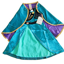 Frozen 2 Anna Costume Dress Kids Sz 3 With Cape Disney Princess