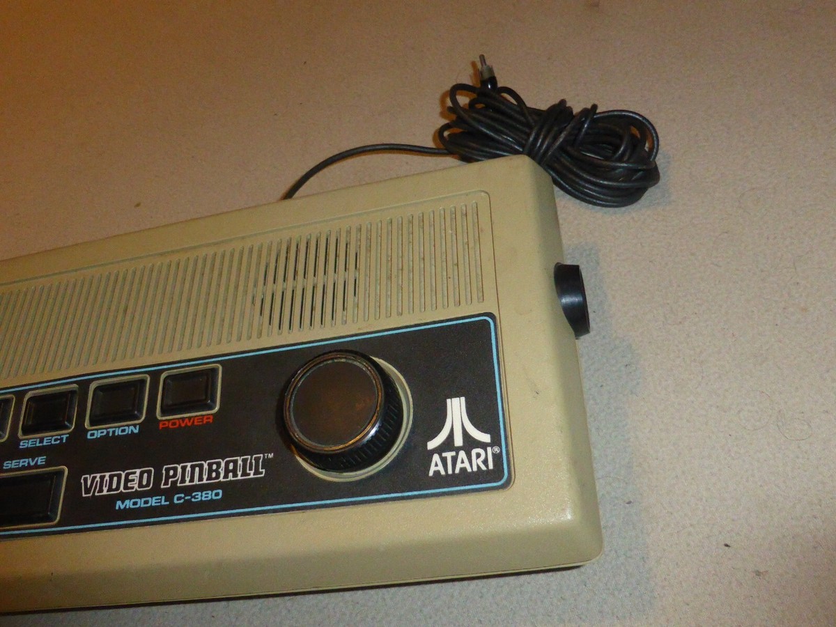 ATARI ビデオピンボール C-380 Atari C-380 Video Pinball Woodgrain Console - Consolevariations