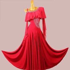 Modern Standard Ballroom Dance Dress Women Tango Dress Waltz Performance Dress
