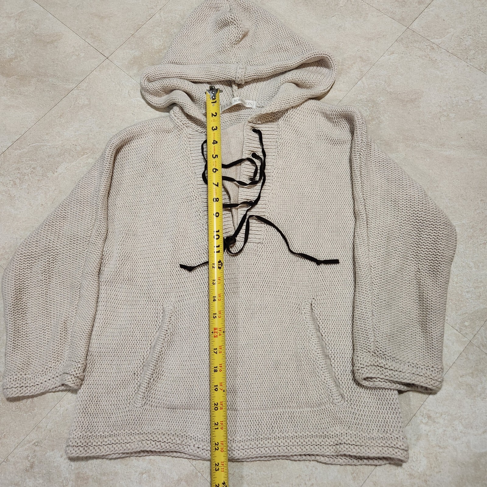 Ulla Johnson Womens S Small P Petite Hollow Wool Hooded Sweater Knit Hoodie image 5