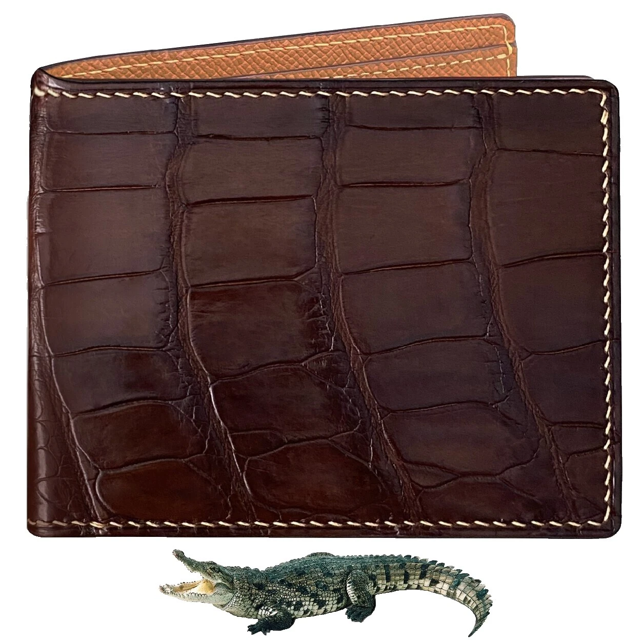 Carteras para hombres Cuero Handmade con tarjeta de crédito