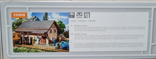 POLA 330898 estación Ardez, kit, escala G, nuevo y embalaje original | Condition: Neu