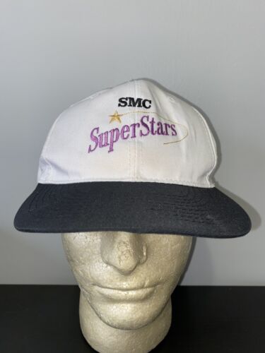 Vintage SMC Music Superstars Druckknopflasche Truckermütze Baseballkappe Deckel - Bild 1 von 4