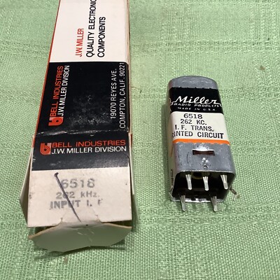 Miller 6518 Auto Radio Input IF 262kHz ( Bendix 2090876-7) | eBay