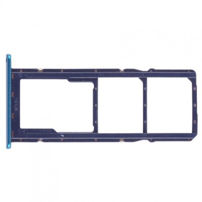 SIM SD CARD TRAY FOR HUAWEI Y7 PRIME 2019 ENJOY 9 PRO ADAPTER BLUE
