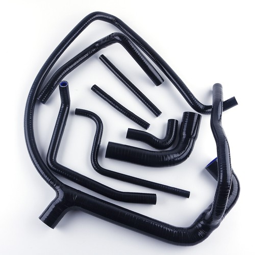 Fits Land Rover Defender 1994-98 300TDI 90/110/130 Silicone Hoses Radiator Black - Picture 10 of 11