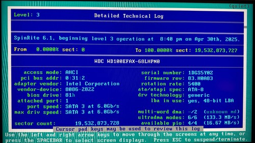 Western Digital 10TB WD Red NAS 3.5" SATA HDD – WD100EFAX – Tested / Good - Afbeelding 6 van 6