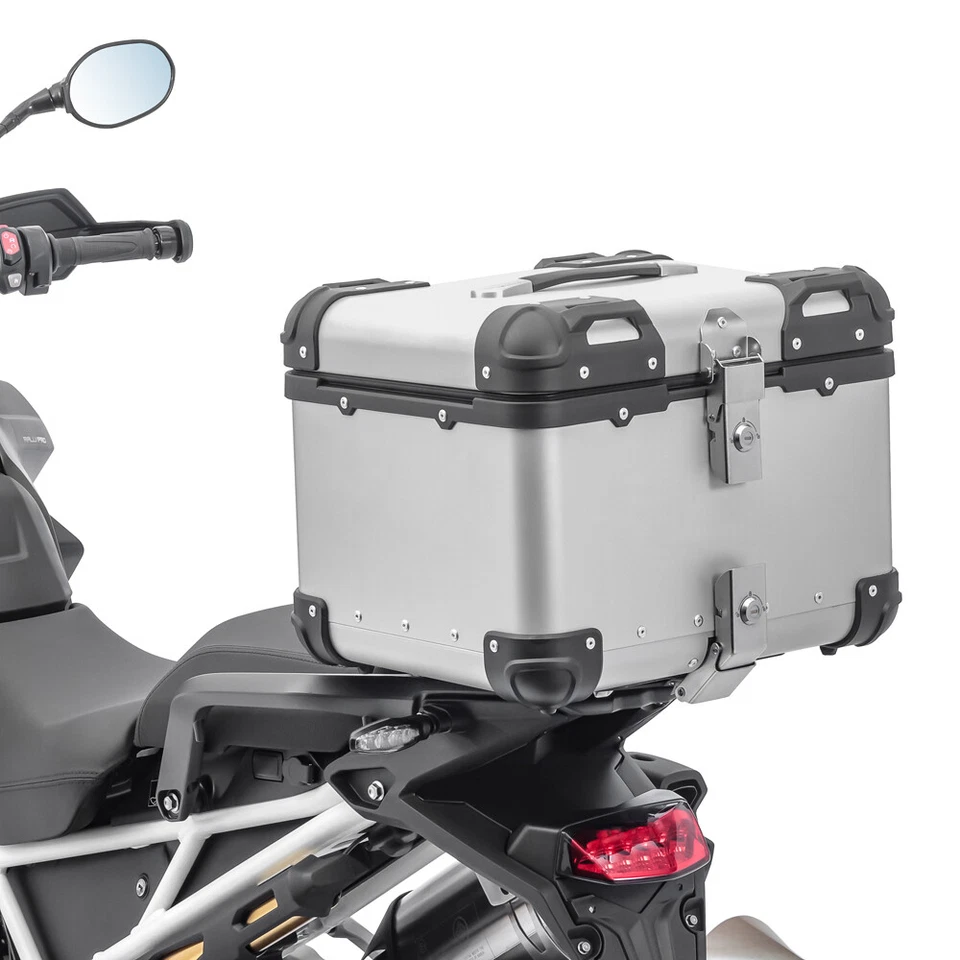 Top Case para BMW R 1200 GS / Adventure Aluminio Bagtecs XS45 Plata - Imagen 3 de 4