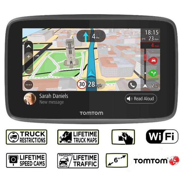 tomtom go professional 6200 hgv sat nav