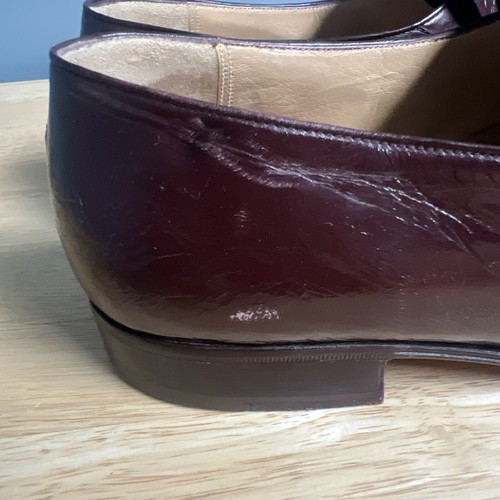 Cote d' Azur Star Artioli Italian Leather Loafers Burgundy Men’s 9 1/2 - Picture 7 of 14