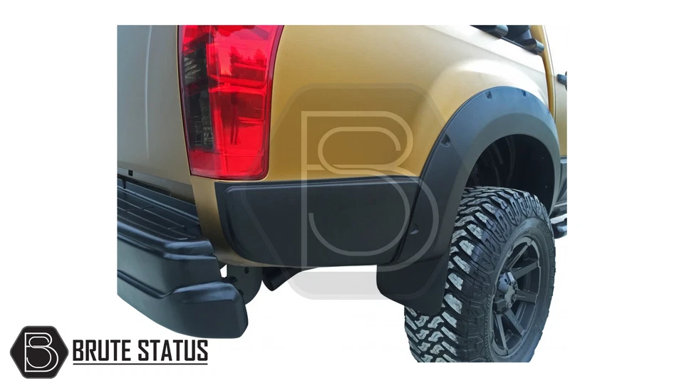 Kit de arco de rueda ancha Isuzu D-Max 2016-2019 guardabarros extendido llamaradas negro mate Dmax - Imagen 3 de 4