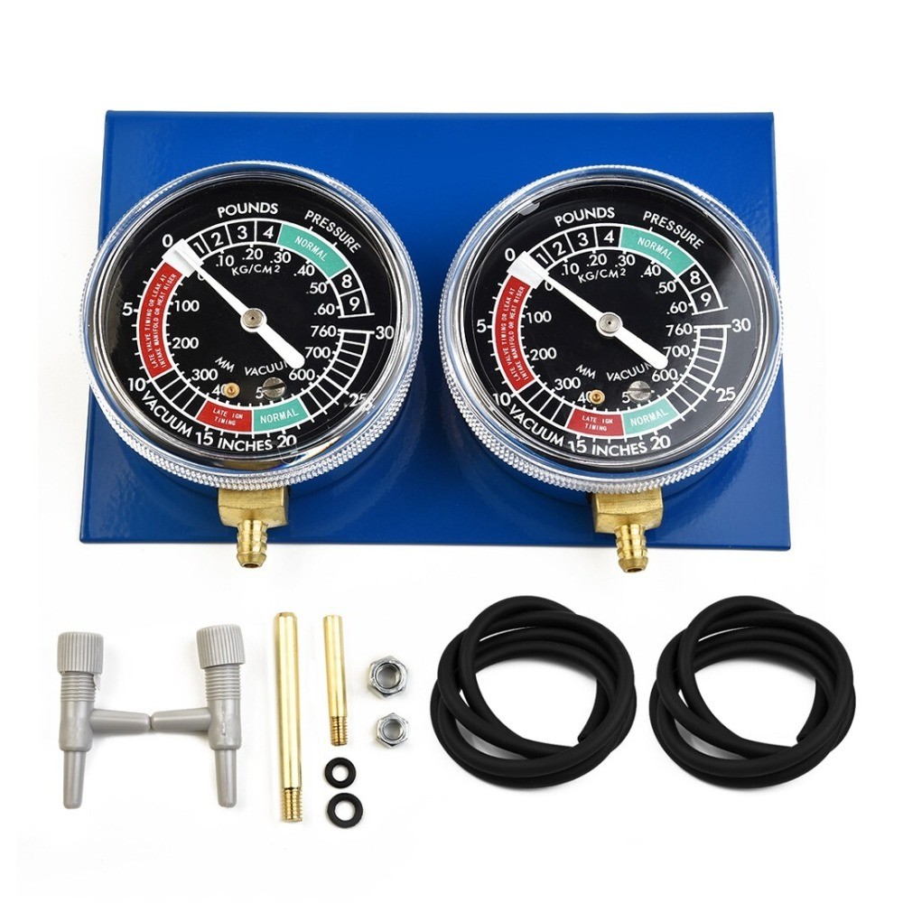 2 Pcs Motorcycle Carburetor Carb Vacuum Gauge Balancer Synchronizer Tool-Hose thumbnail 2