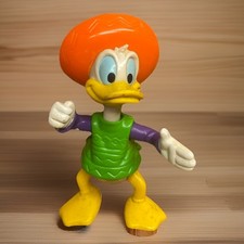 Donald Duck Disney Epcot Center Poseable Figurine Vintage Dancing Orange Hat