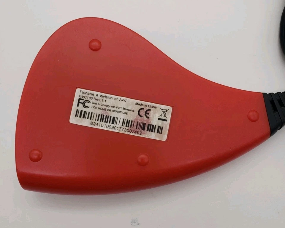 Pinnacle Dazzle DVC100 Rev. 1.1 Video Capture Device DVD Recorder - RED - Image 3 of 3