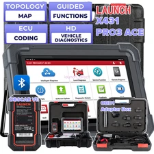 LAUNCH X431 PRO3 ACE V+ ELITE Car Diagnostic Tool Topology ECU Coding Scanner US