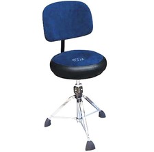 Sedile tondo Roc-n-Soc blu con schienale
