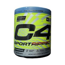 Cellucor C4 Ripped Sport Pre Workout Powder 20 Serv - Artic Snow Cone, Exp 6/26