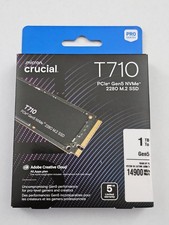 Crucial T710 1TB Gen5 NVMe M.2 2280 SSD CT1000T710SSD8 FACTORY SEALED