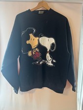 Rare Vintage Peanuts Lucy, Snoopy and Woodstock Collectible Sweatshirt Size XL