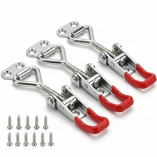 3 PCS Adjustable Toggle Latch 4001 Quick Release Hand Tool Clamp 220Lbs