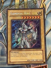 ELEMENTAL HERO NEOS CT03-EN001 LIMITED EDITION HP Yugioh Yu-Gi-Oh! damaged