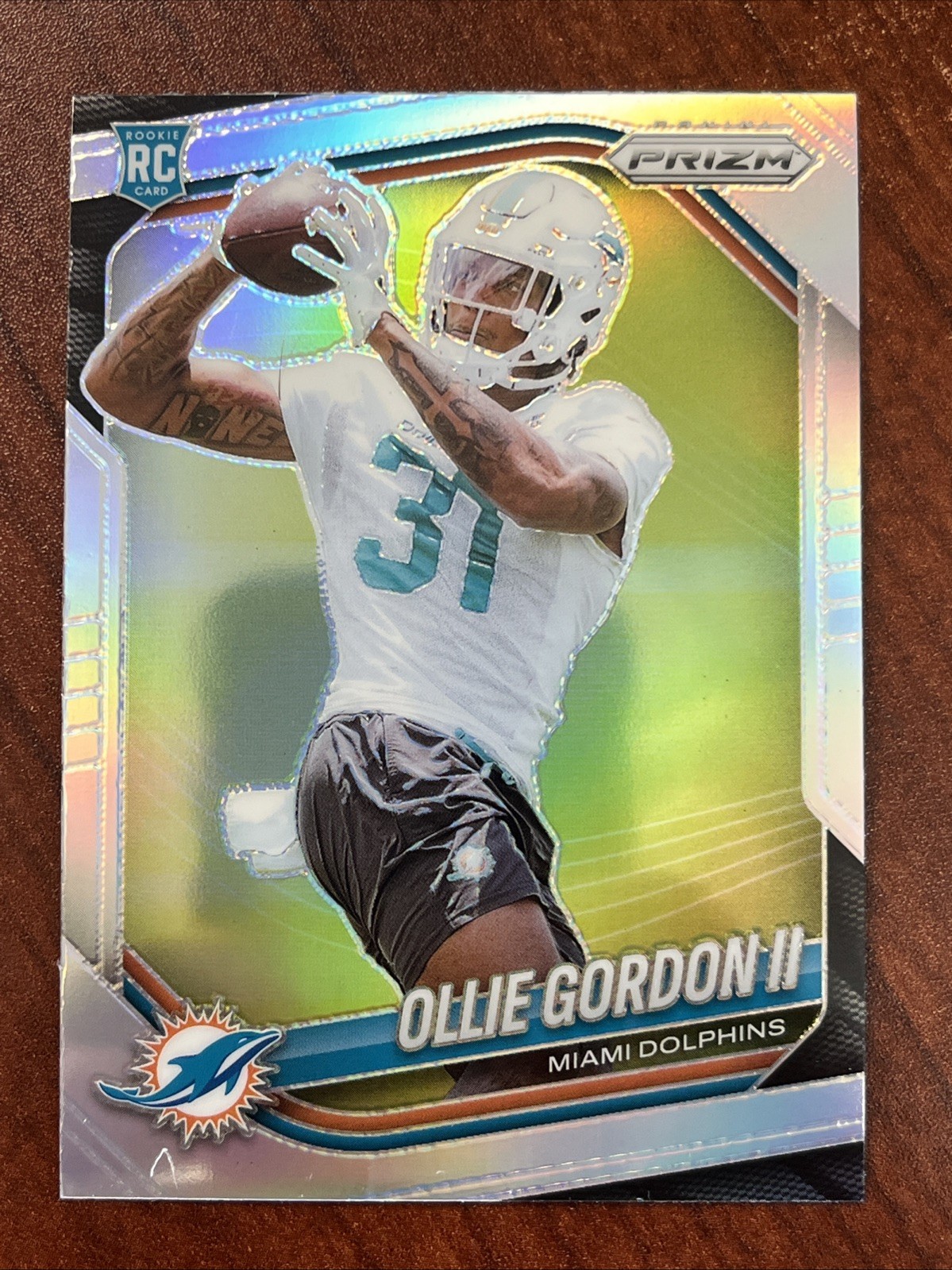 2025 Panini Prizm Ollie Gordon II #333 Silver Prizm (RC)